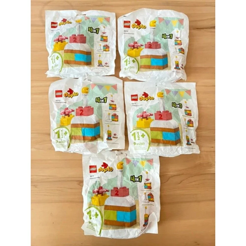 New Lego Duplo 5 set celebration cake 30712 building blocks